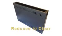 1U 19 inch Vertical Wall Mount Network Enclosure-Cabinet, Black