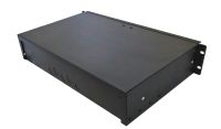 2U 19 inch Rack Mount Drawer - 280mm Deep - Black