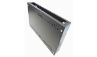 1U 19 inch Vertical Wall Mount Network Enclosure-Cabinet, Black