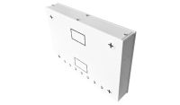 1U 19 inch Vertical Wall Mount Network Enclosure-Cabinet, White