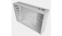 Universal Adjustable Enclosure - 2x 22 Way Module Dins / 2u Wall Box-350 Style - Grey