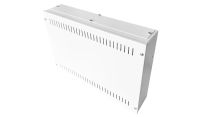 2U 19 inch Vertical Wall Mount Network Enclosure-Cabinet, White