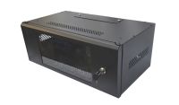 4U 19 inch Data Cabinet Rack / Patching Network Cabinet 300mm Deep Black