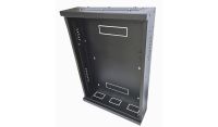 2U 19" Low Profile Vertical Mount - Wall Mount Network / Server  Cabinet 800mm Deep-Black