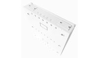 1U 19" Low Profile Vertical Mount - Wall Mount Network / Server Cabinet 600mm Deep - White