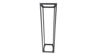 42U 19 Inch Heavy Duty 4 Post Open Frame Server & Network Rack – 500mm Deep – Black