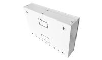 2U 19 inch Vertical Wall Mount Network Enclosure-Cabinet, White