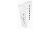 2U 19 Low Profile Vertical Wall Mount Network Cabinet 600 Style - White