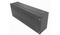 1x 22 Way Module Dins or 2u Wall Box-Universal Adjustable Enclosure - 200 Style - Black