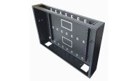Universal 350 Style Cab - 2 way DIN  (2x 22 Module Dins) / 1u Wall Cabinet-350 Style - Black