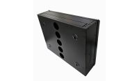 2U 19" Low Profile Vertical Mount - Wall Mount Network / Server Cabinet 400mm Deep