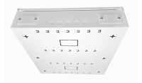 2U 19" Adjustable Low Profile Vertical Mount - Wall Mount Network / Server Cabinet 600mm Deep - White