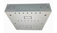 2U 19" Adjustable Low Profile Vertical Mount - Wall Mount Network / Server Cabinet 500mm Deep - Grey