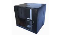 12U 19 inch Data Rack - Network - Server Cabinet Fixed Front and Adjustable Rear 19 inch Rails 500mm Deep - Black