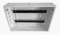 Universal Adjustable Enclosure - 2x 22 Way Module Dins / 2u Wall Box-350 Style - Grey