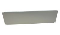 3U 19 inch Rack Mount Blanking Plate / Panel Light Grey