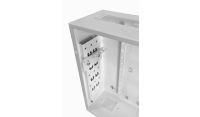 Universal Adjustable Enclosure - 2x 22 Way Module Dins / 2u Wall Box-350 Style - Grey