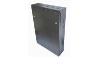 2U 19" Low Profile Vertical Mount - Wall Mount Network / Server  Cabinet 800mm Deep-Black