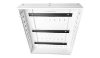 Universal Adjustable Enclosure - 3x 22 Way Module Dins / 2u Wall Box - 600 Style - White