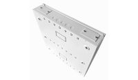 1U 19" Low Profile Vertical Mount - Wall Mount Network / Server Cabinet 600mm Deep - Grey