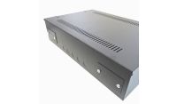 Universal Adjustable Enclosure - 2x 22 Way Module Dins / 2u Wall Box-350 Style - Black