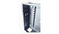Universal 350 Style Cab - 2 way DIN  (2x 22 Module Dins) / 1u Wall Cabinet-350 Style - Black