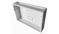 2U 19 inch Vertical Wall Mount Network Enclosure-Cabinet, Grey
