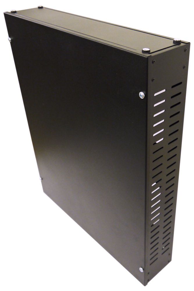 Ad Tek Products 2u 19 Inch Vertical Mount Wall Mount Enclosure- Cabinet ...