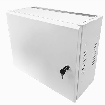 4U 19" Low Profile Vertical Mount - Wall Mount Network / Server Cabinet - 400 Style - White