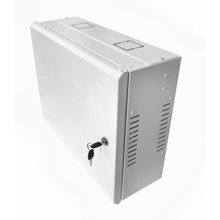 3U 19" Low Profile Vertical Mount - Wall Mount Network / Server Cabinet - 400mm Deep-Grey