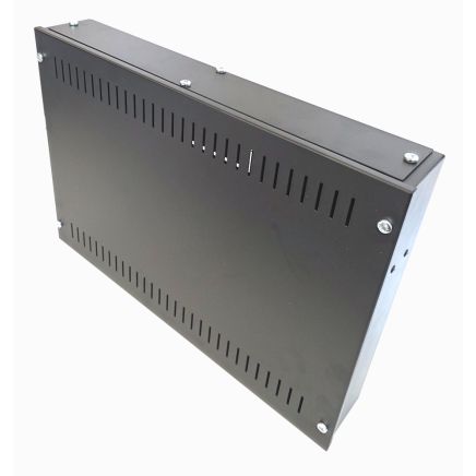 1U 19 inch Vertical Wall Mount Network Enclosure-Cabinet, Black