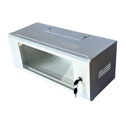 4U 19 inch Data Cabinet Rack / Patching Network Cabinet 225mm Deep Grey