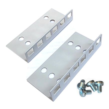 2u 19 inch internal rails for all ADLPC Slim Cabinets - Grey