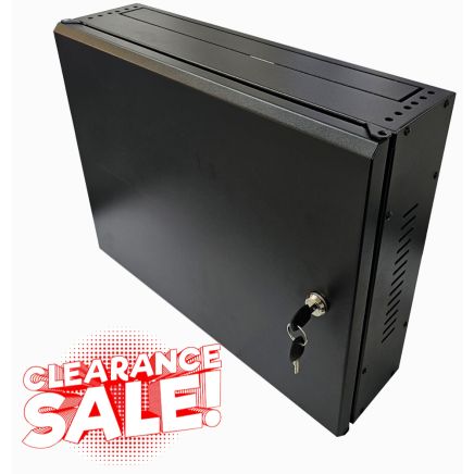 2U 19" Low Profile Vertical Mount - Wall Mount Network / Server Cabinet 400mm Deep