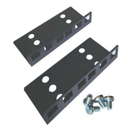 2u 19 inch internal rails for all ADLPC Slim Cabinets-Black