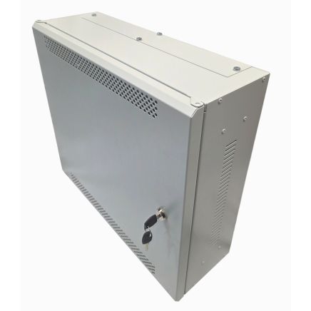 3U 19" Adjustable Low Profile Vertical Mount - Wall Mount Network / Server Cabinet - 500mm Deep - Grey