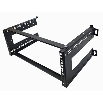 4U 19 inch Open Wall Mount Frame Network/Data Rack 300mm Deep-Black