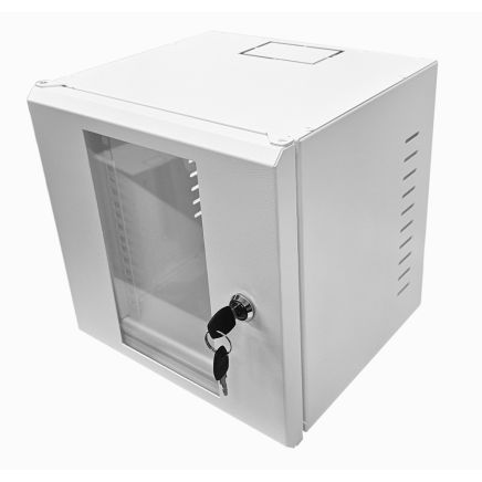 6U 10 inch SoHo Mini Data Network Cabinet-White