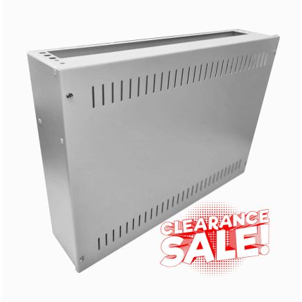 2U 19 inch Vertical Wall Mount Network Enclosure-Cabinet, Grey