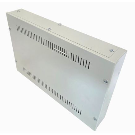 Universal Adjustable Enclosure - 2x 22 Way Module Dins / 1u Wall Box-350 Style - Grey