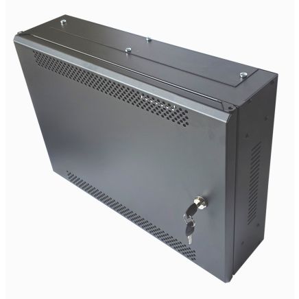 2U 19" Low Profile Vertical Mount - Wall Mount Network / Server Cabinet 400mm Deep