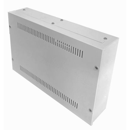 Universal Adjustable Enclosure - 2x 22 Way Module Dins / 2u Wall Box-350 Style - Grey