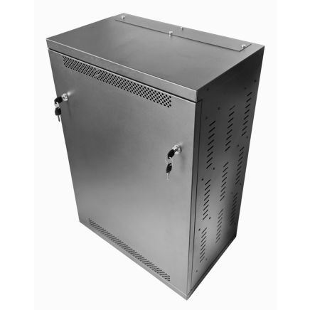 6U 19" Low Profile Vertical Mount - Wall Mount Network / Server  Cabinet 800mm Deep-Black
