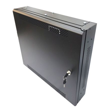1U 19" Adjustable Low Profile Vertical Mount - Wall Mount Network / Server Cabinet 500mm Deep