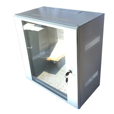 12U 19 inch Data Cabinet Rack / Patching Network Cabinet 300mm Deep Grey