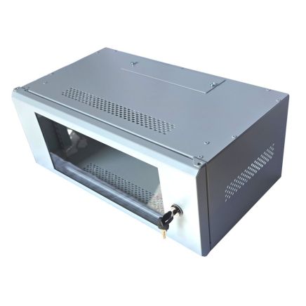 4U 19 inch Data Cabinet Rack / Patching Network Cabinet 300mm Deep Grey