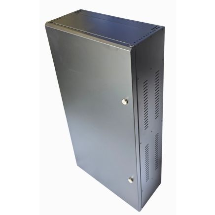 2U 19" Low Profile Vertical Mount - Wall Mount Network / Server Cabinet 1000mm Deep - Black