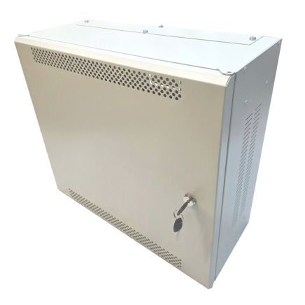 4U 19" Adjustable Low Profile Vertical Mount - Wall Mount Network / Server Cabinet - 500mm Deep - Grey