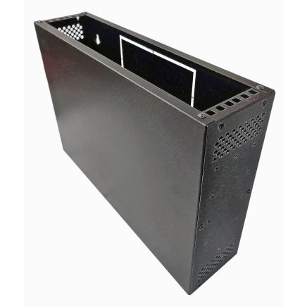 Ad Tek Products 2U 19 Low Profile Vertical Wall Mount Network Cabinet 1000  Style