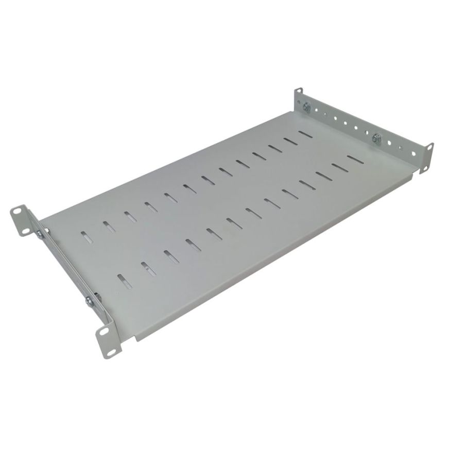 4 Post Fixed Vented Rack Mount Shelves